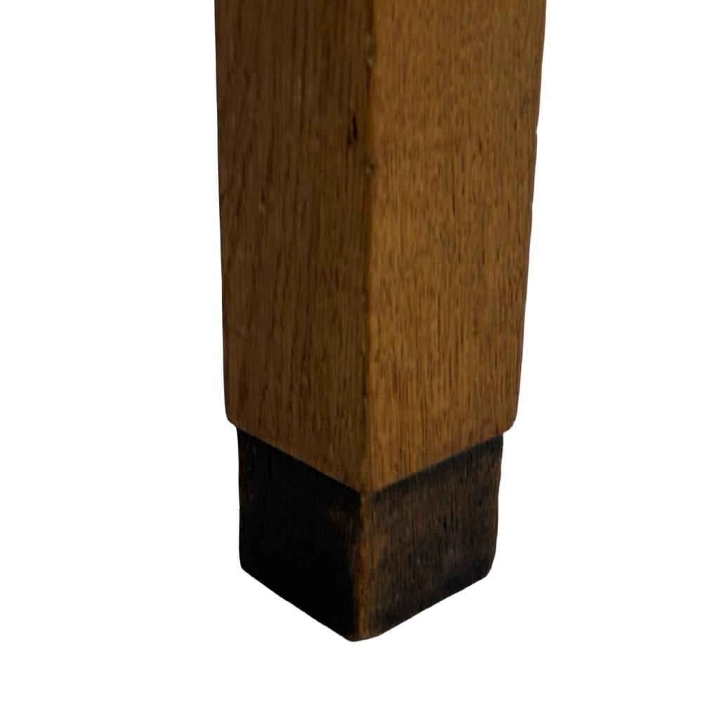 Art Deco Bijzettafel Tafeltje Eiken Design Minimalistisch, Ophalen, Minder dan 55 cm, Gebruikt, Art Deco tafeltje