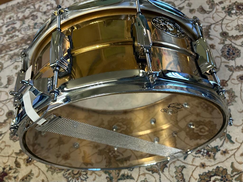Ludwig Supraphonic Bronze 14x6.5 - 100th Anniversary (2009), Usa, Ophalen of Verzenden, Zo goed als nieuw, Trommel@hermanJager.nl