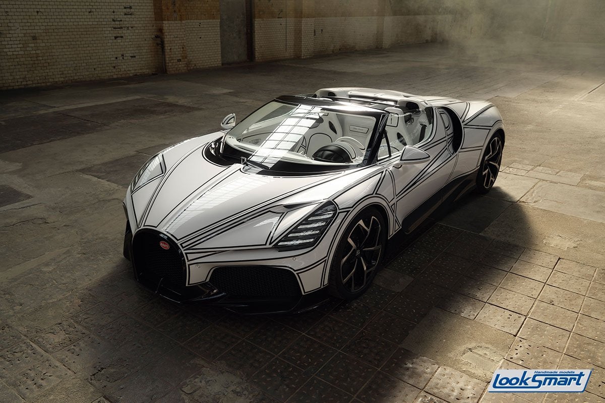 BUGATTI W16 MISTRAL “BLANC ÉTERNEL”  MR 1:18 NIEUW ! C4F, MR, ., Nieuw, Ophalen of Verzenden