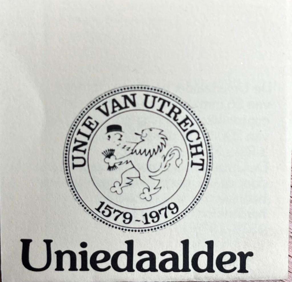 DAALDER VAN DE UNIE VAN  UTRECHT 1579-1979 47 jaar oud caset, Ophalen of Verzenden, Koningin Beatrix, Overige waardes, Losse munt