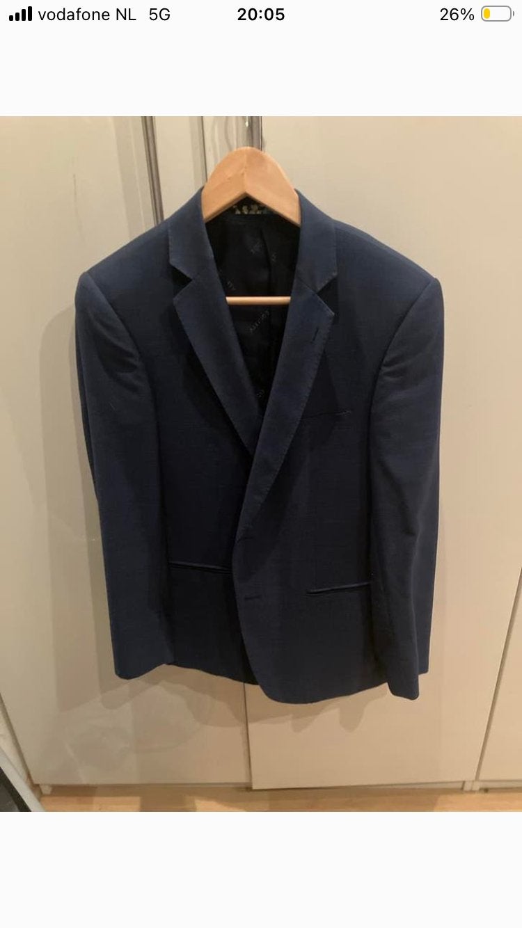 The Society Shop Colbert Maat 48, Ophalen of Verzenden, Zo goed als nieuw, Maat 48/50 (M), Blauw