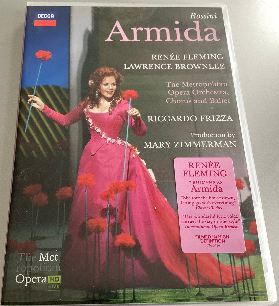 Rossini Armida Fleming Brownlee dvd, Alle leeftijden, Ophalen of Verzenden, Gebruikt, Muziekvideo's