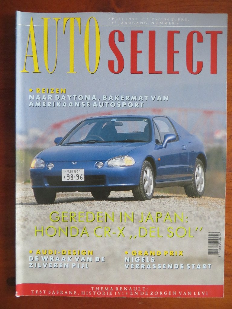 Autoselect 4 1992 Honda CRX, Safrane, Audi Avus, Genève, Ophalen of Verzenden, Nieuw, Honda