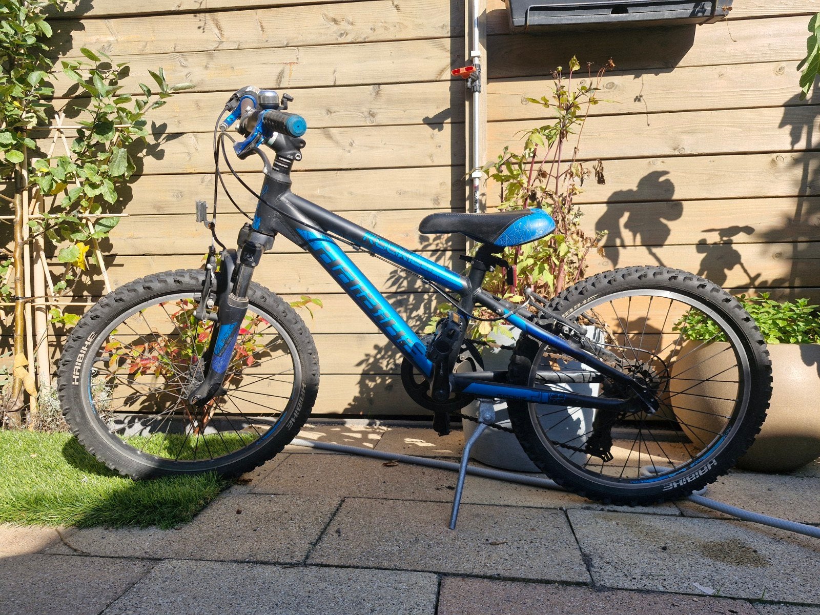 Haibike kinderfiets 20 inch - Blauw/Zwart, Ophalen, Schijfrem, Haibike, 16 tot 20 inch
