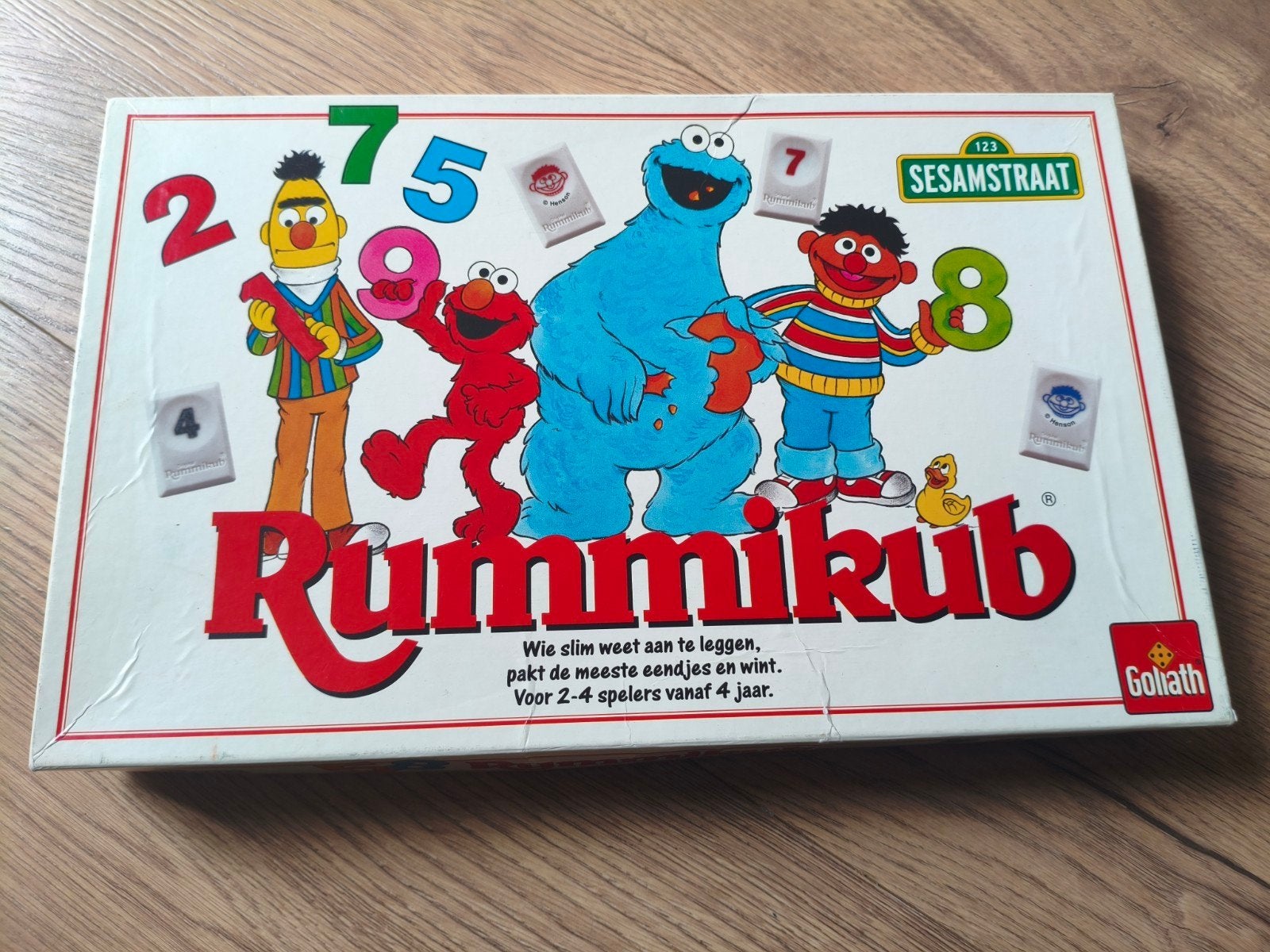 Rummikub Sesamstraat, Een of twee spelers, Ophalen of Verzenden, Gebruikt, Goliath