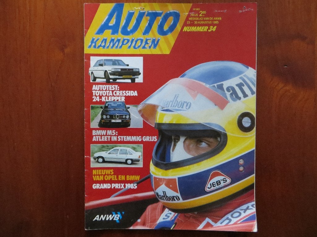 Autokampioen 34 1985 BMW M5 Toyota Cressida BMW 325i 4x4, Ophalen of Verzenden, Zo goed als nieuw, BMW
