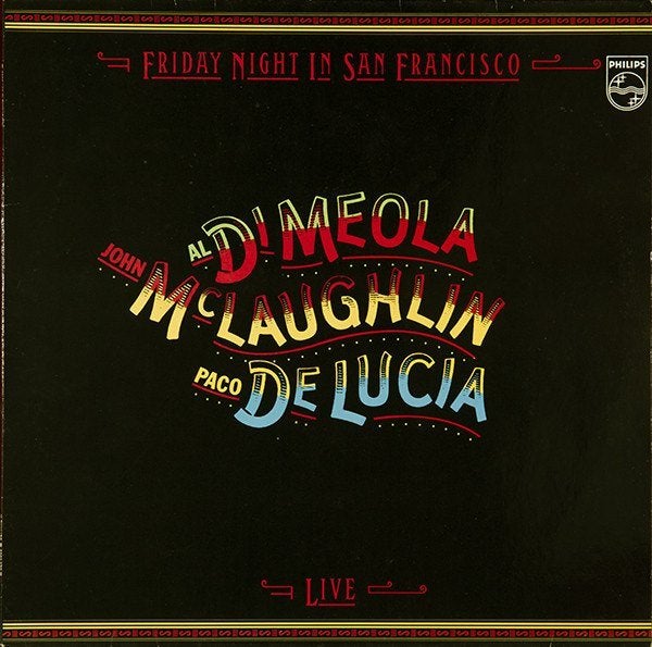 lp,Al Di Meola, John McLaughlin, Paco– Friday Night, Ophalen of Verzenden, Jazz, LP