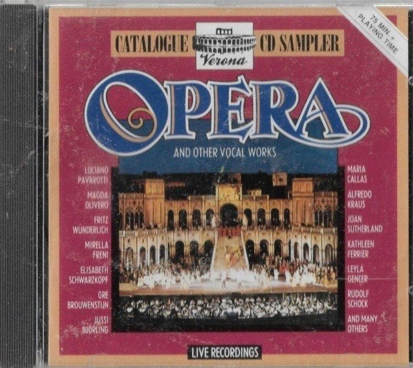 Verona Catalogue CD Sampler Opera And Other Vocal Works, Ophalen of Verzenden, Classicisme, Zo goed als nieuw, Opera of Operette