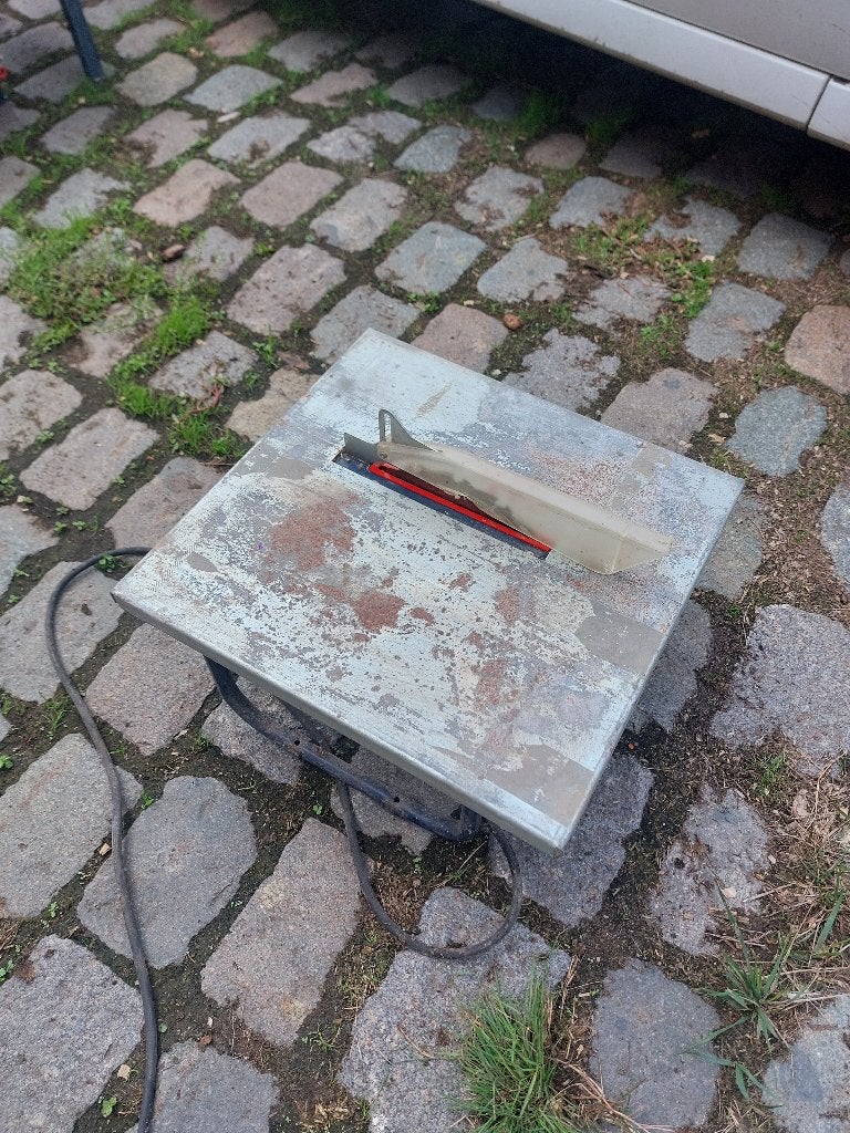 Tafelzaag Ferm & Topcraft, Ophalen of Verzenden, 1200 watt of meer, Cirkelzaag, 30 tot 70 mm