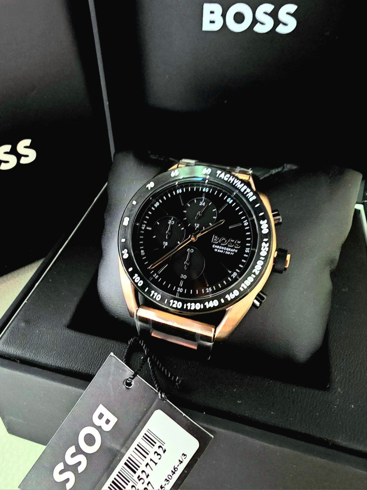 Originele Hugo Boss HB1514027 chronograaf herengorloge NIEUW, Ophalen of Verzenden, Nieuw, Goud, Jongen