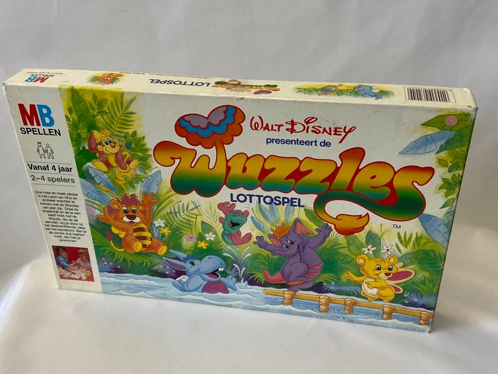 MB Walt Disney Wuzzles lottospel, Ophalen of Verzenden, Overige figuren, Gebruikt, Overige typen