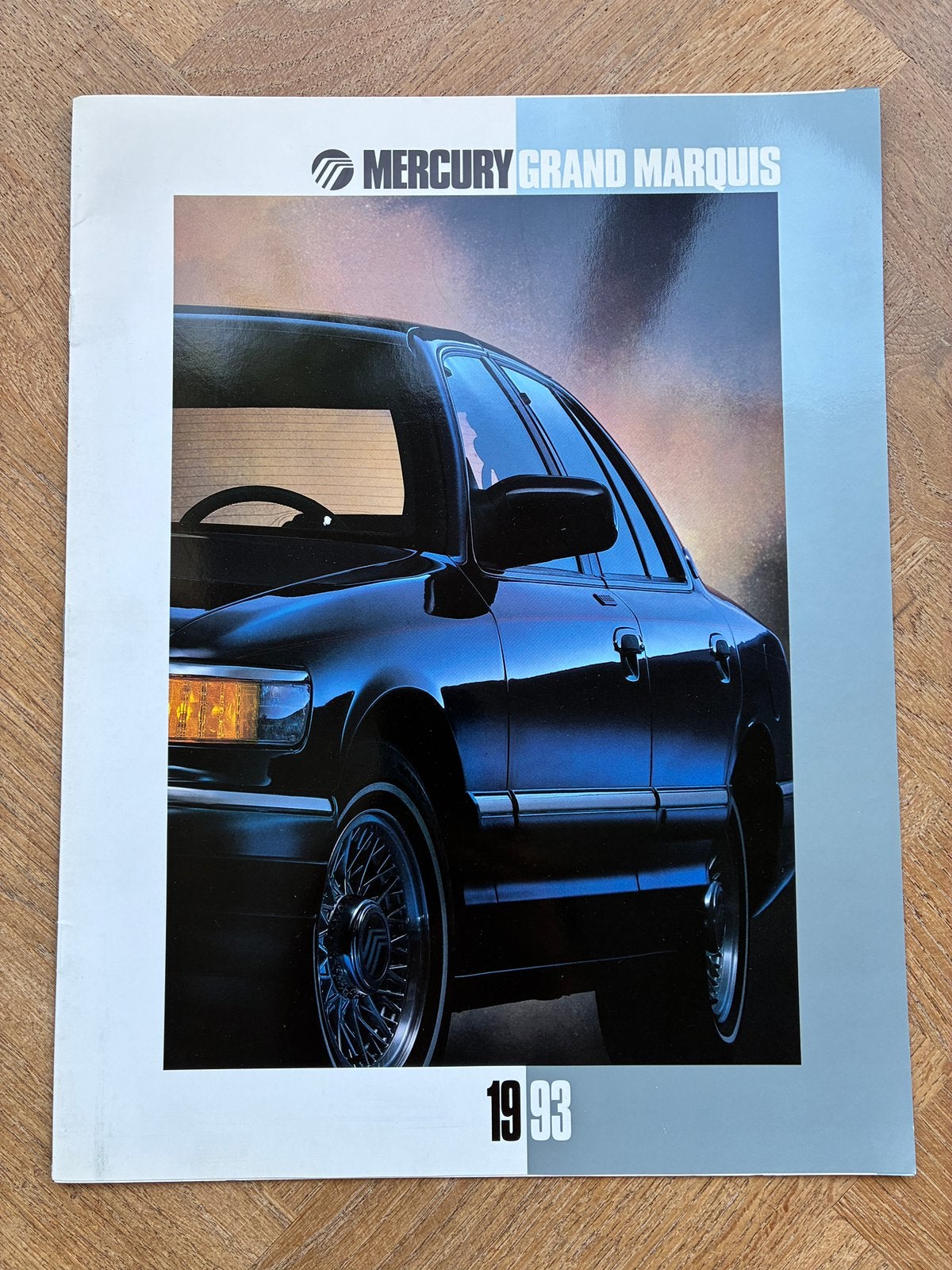 1993 Mercury Grand Marquis brochure, Verzenden, Zo goed als nieuw, Overige merken