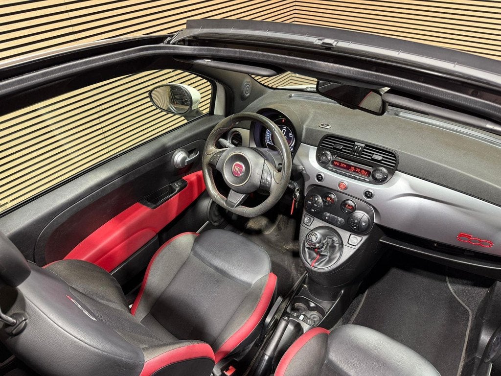 Fiat 500 C 0.9 TwinAir Turbo 500S | Airco | NAP | Volledig o, Auto's, Stof, Euro 6, Wit, Origineel Nederlands