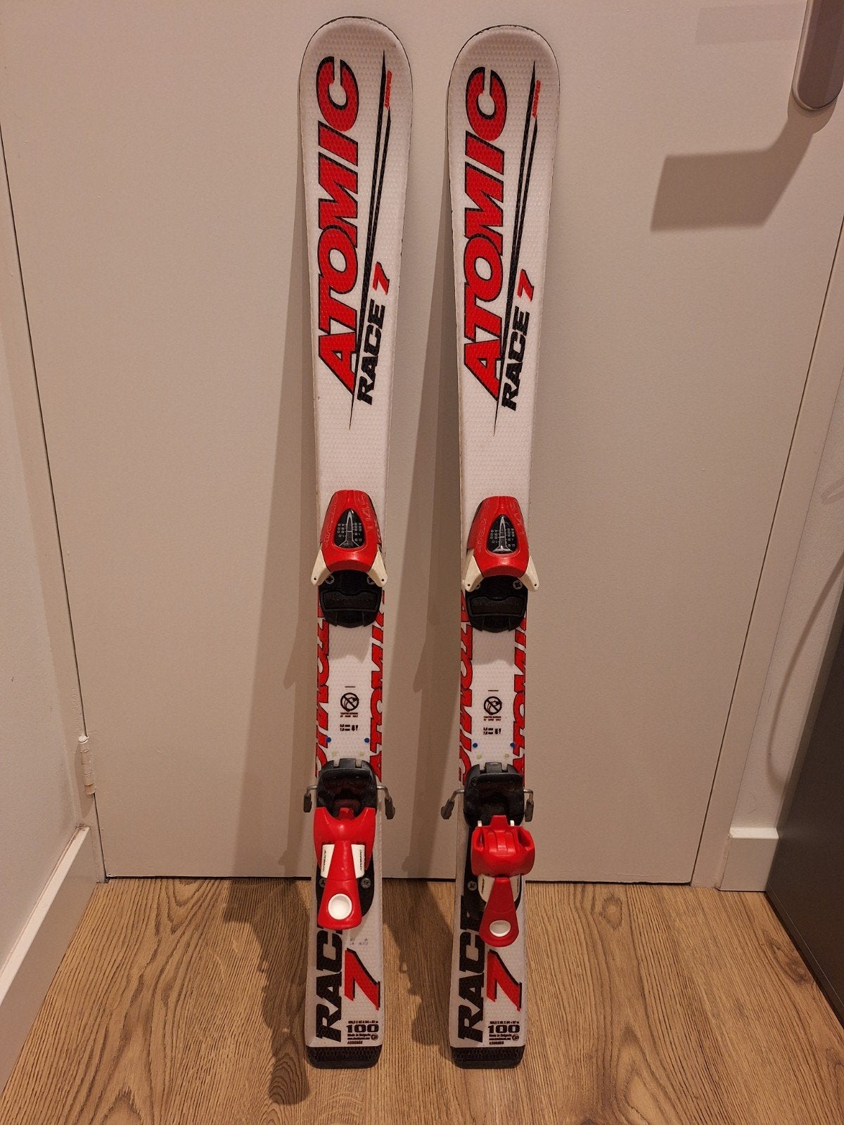 Atomic race 7 100cm gewaxt en geslepen, Ophalen, Gebruikt, 100 tot 140 cm, Atomic