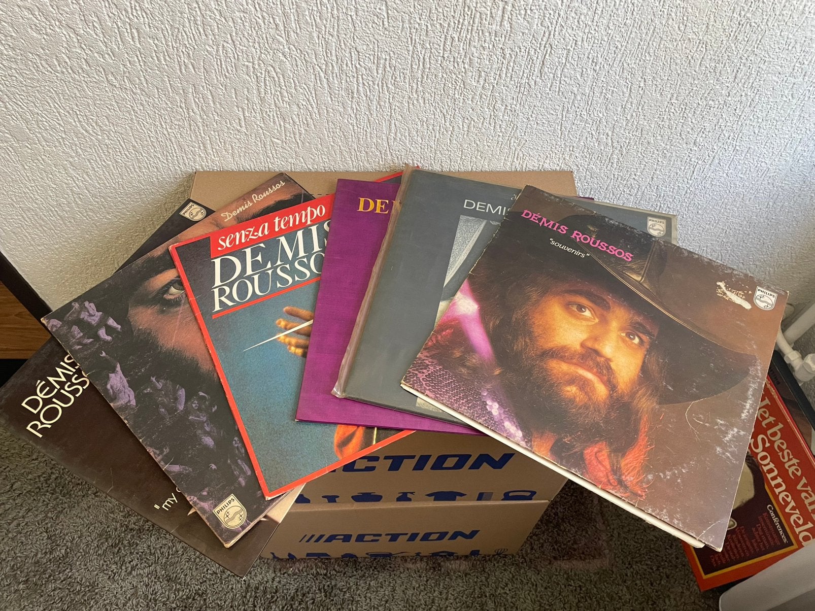 6 LP’s van Demis Roussos, Ophalen of Verzenden, Zo goed als nieuw, Beschermende buitenhoes, Overige genres