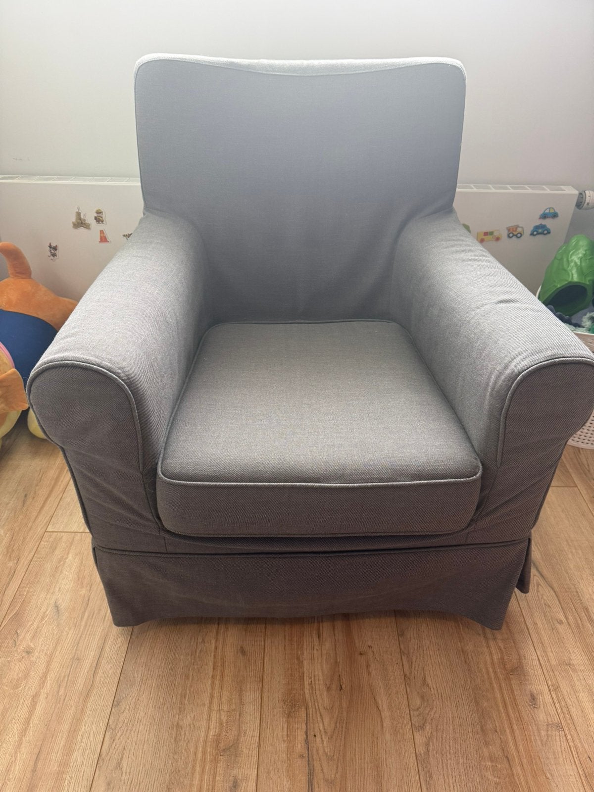 Fauteuil IKEA grijs, Ophalen, Zo goed als nieuw, 75 tot 100 cm, 50 tot 75 cm