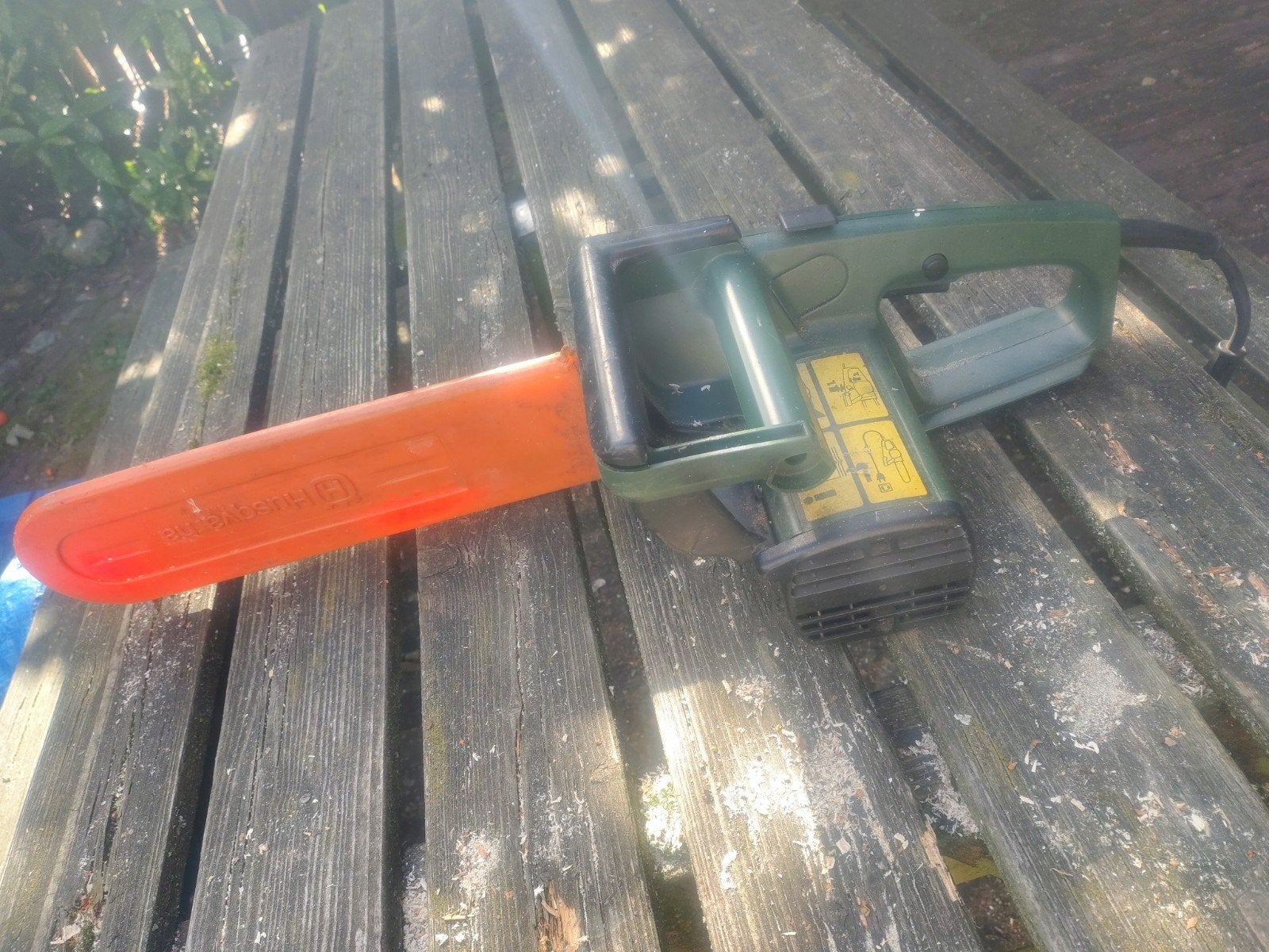 kettingzaag black en Decker. ketting goed en scherp, Ophalen, Gebruikt, Black en Decker