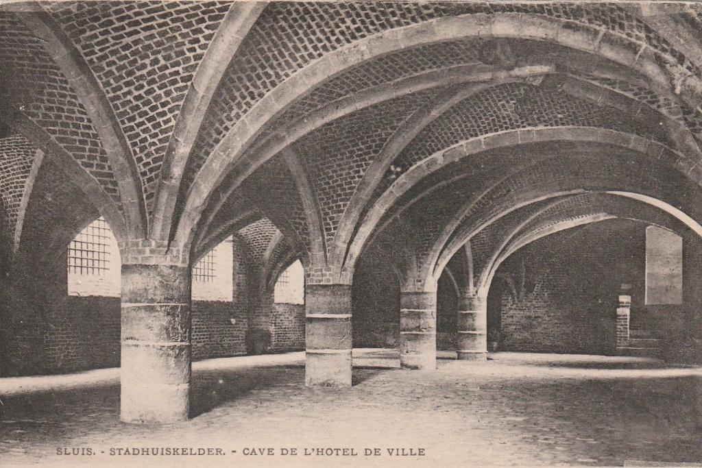 SLUIS Stadhuis Kelder, Verzenden, Voor 1920, Ongelopen, Zeeland