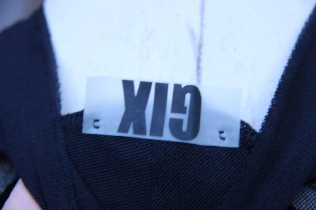 Vest zwart Gix mt 42 transparant Vaste prijs, Gix, Zwart, Maat 42/44 (L), Ophalen of Verzenden