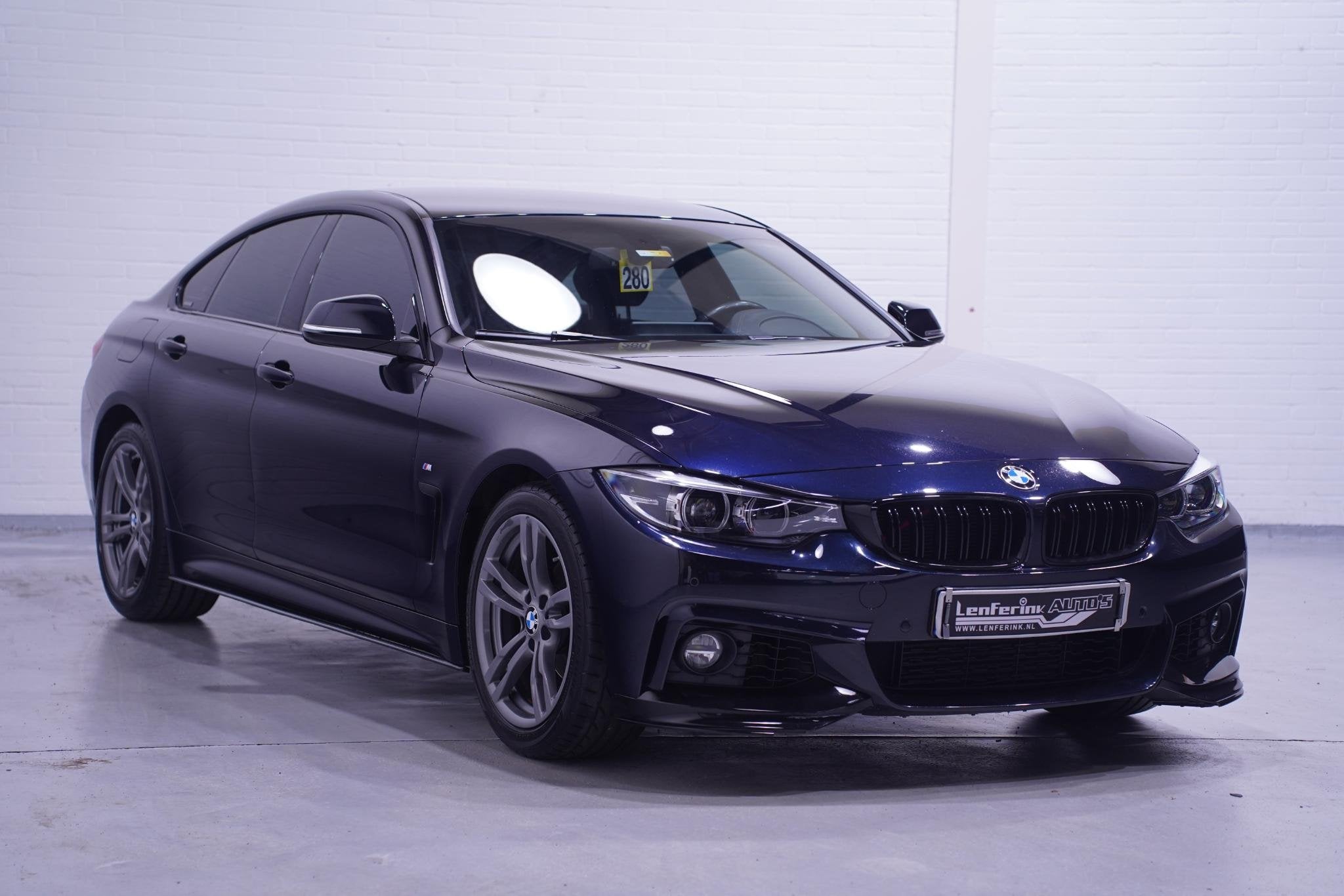 BMW 4-serie Gran Coupé 418i Executive Edition Navi NAP Led, Auto's, Automaat, Gebruikt, Zwart, Origineel Nederlands