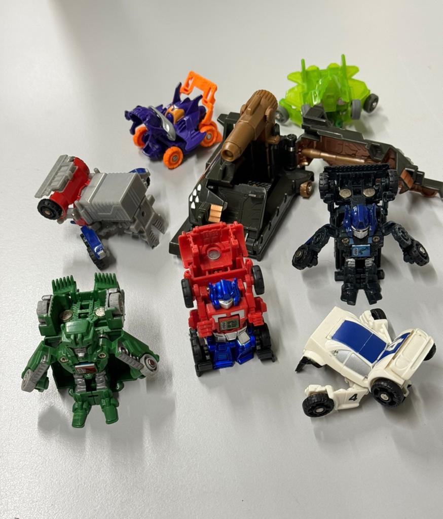 8 stuks Transformers mini-bots battle bot lot - 8 figuren, Verzamelen, Transformers, Ophalen of Verzenden, Zo goed als nieuw, H