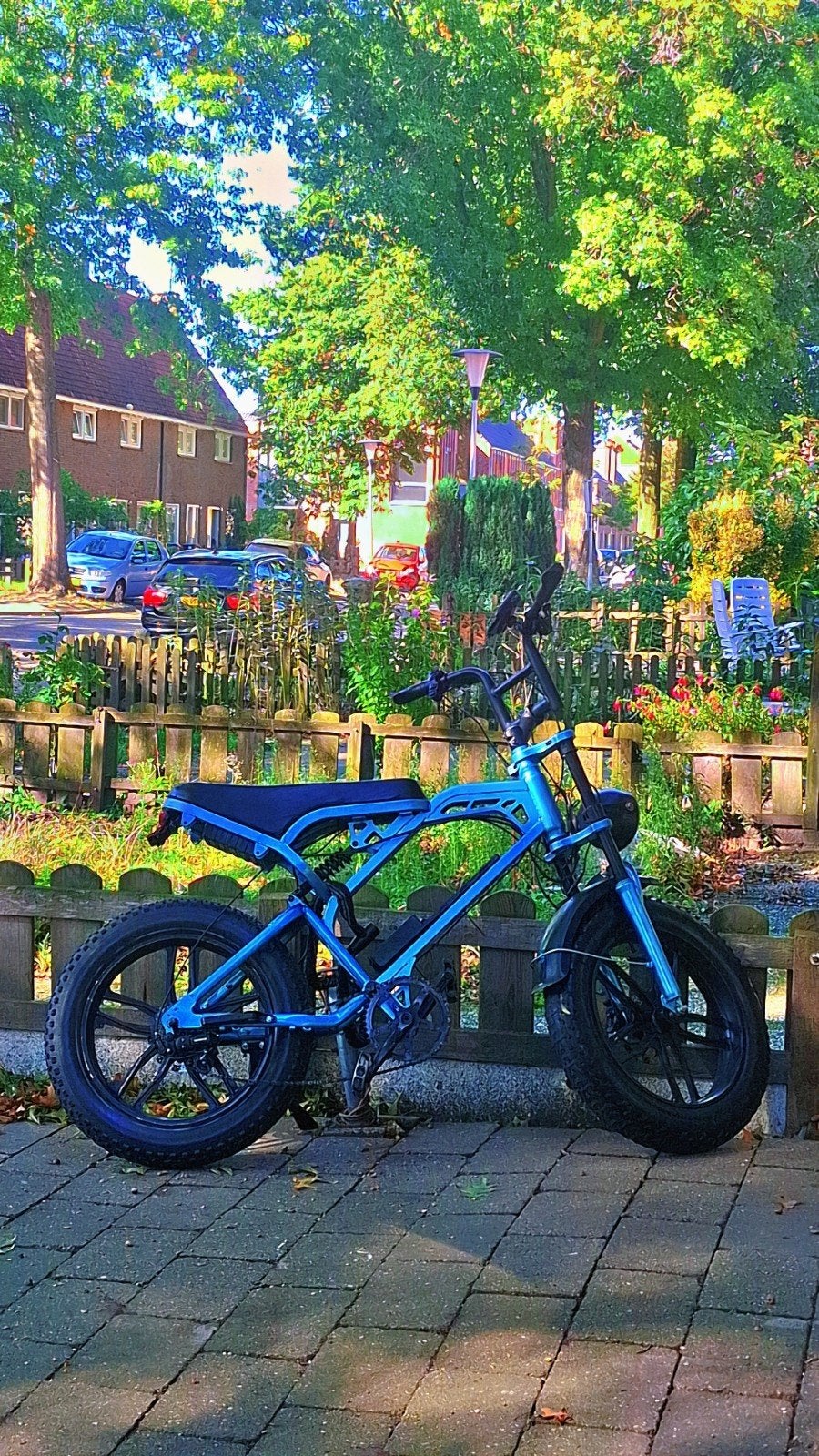 Custom Fatbike V20 - Metallic Tennessee Blauw, Ophalen, Gebruikt, Overige merken