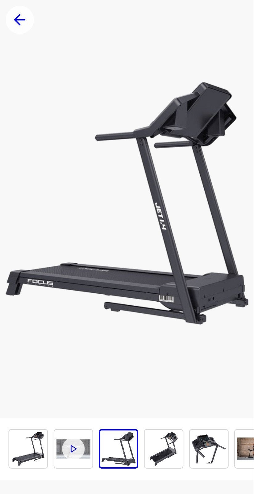 Focus Jet 1.4 Loopband - Zo goed als nieuw, Sport en Fitness, Fitnessapparatuur, Ophalen, Zo goed als nieuw, Metaal, Loopband
