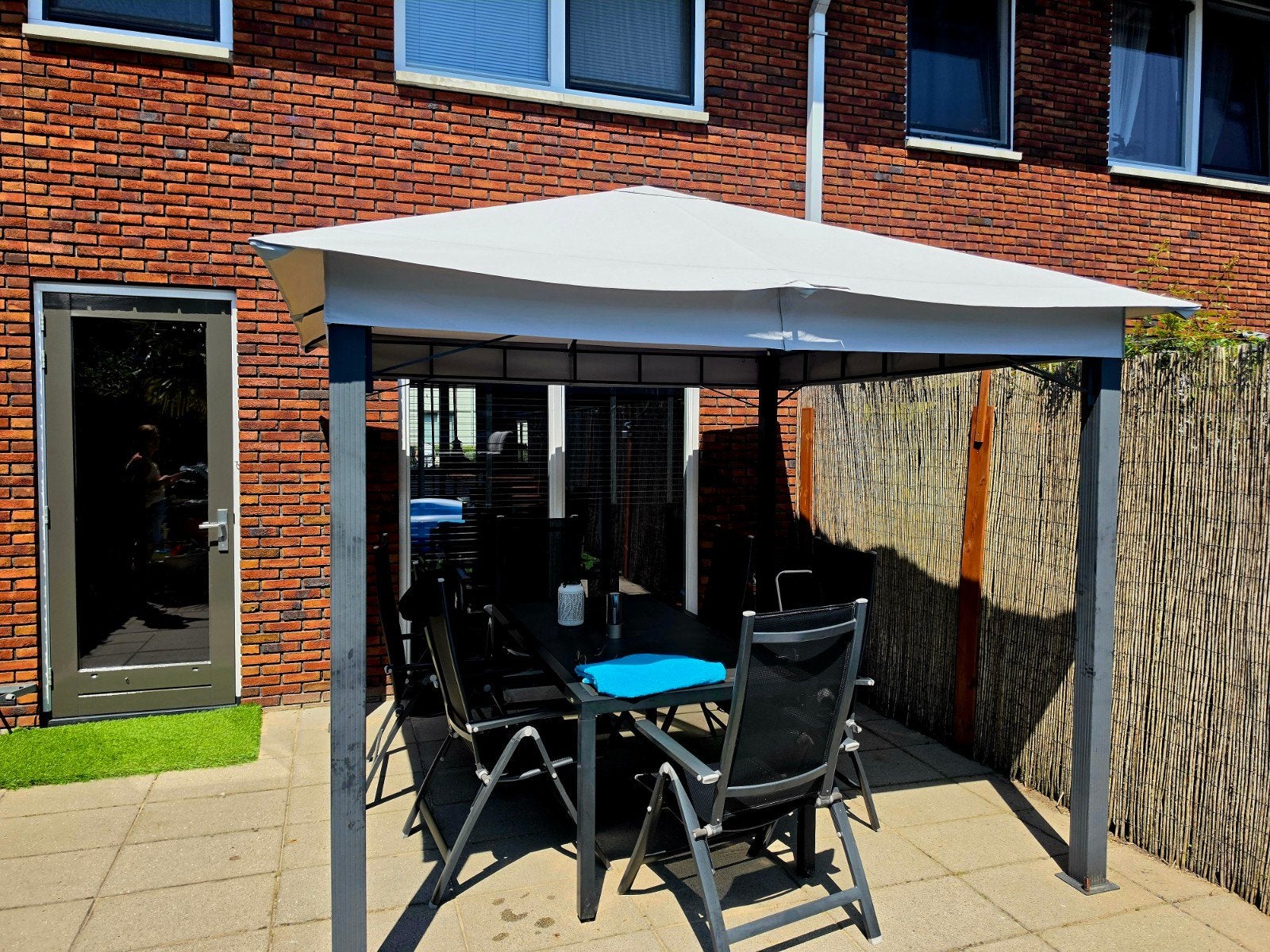 Sunset Classic Paviljoen met zijwanden - 3x3m, Minder dan 2 meter, Minder dan 4 meter, Zo goed als nieuw, Paviljoen