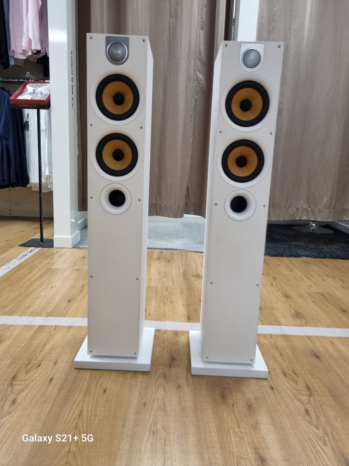 ✅Bowers & Wilkins (B&W) 684 S2 Wit-Topstaat., Ophalen, Stereo speakers, -, -
