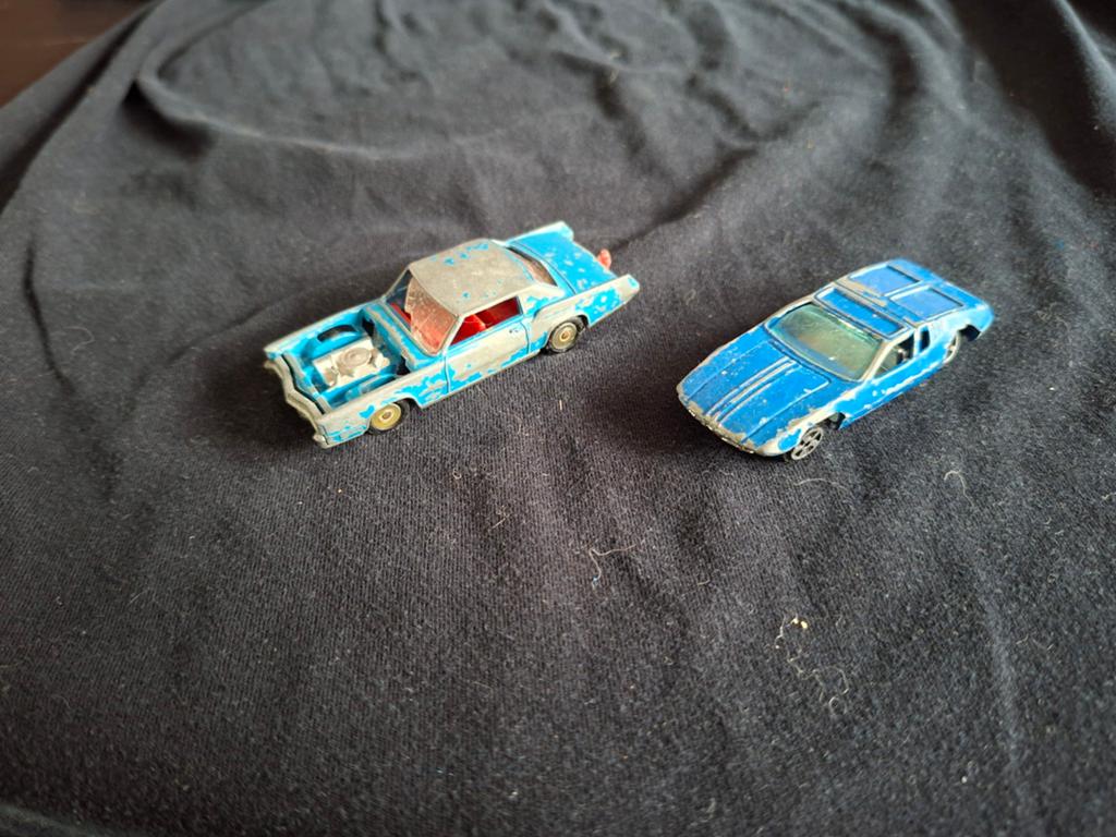 Vintage Matchbox/Husky modelauto's - Cadillac & Ford, Ophalen of Verzenden, Gebruikt, Overige typen