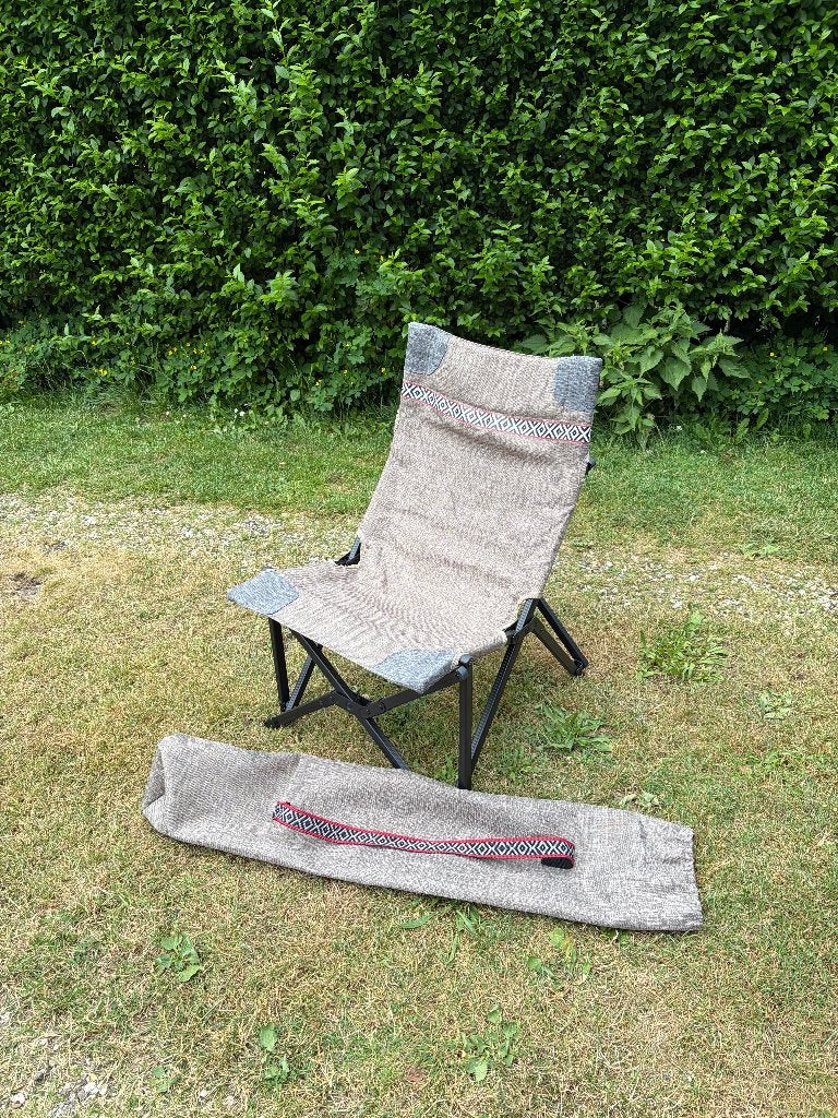 Bo-Camp Urban Outdoor Campingstoel Taupe, Ophalen, Zo goed als nieuw, Campingstoel