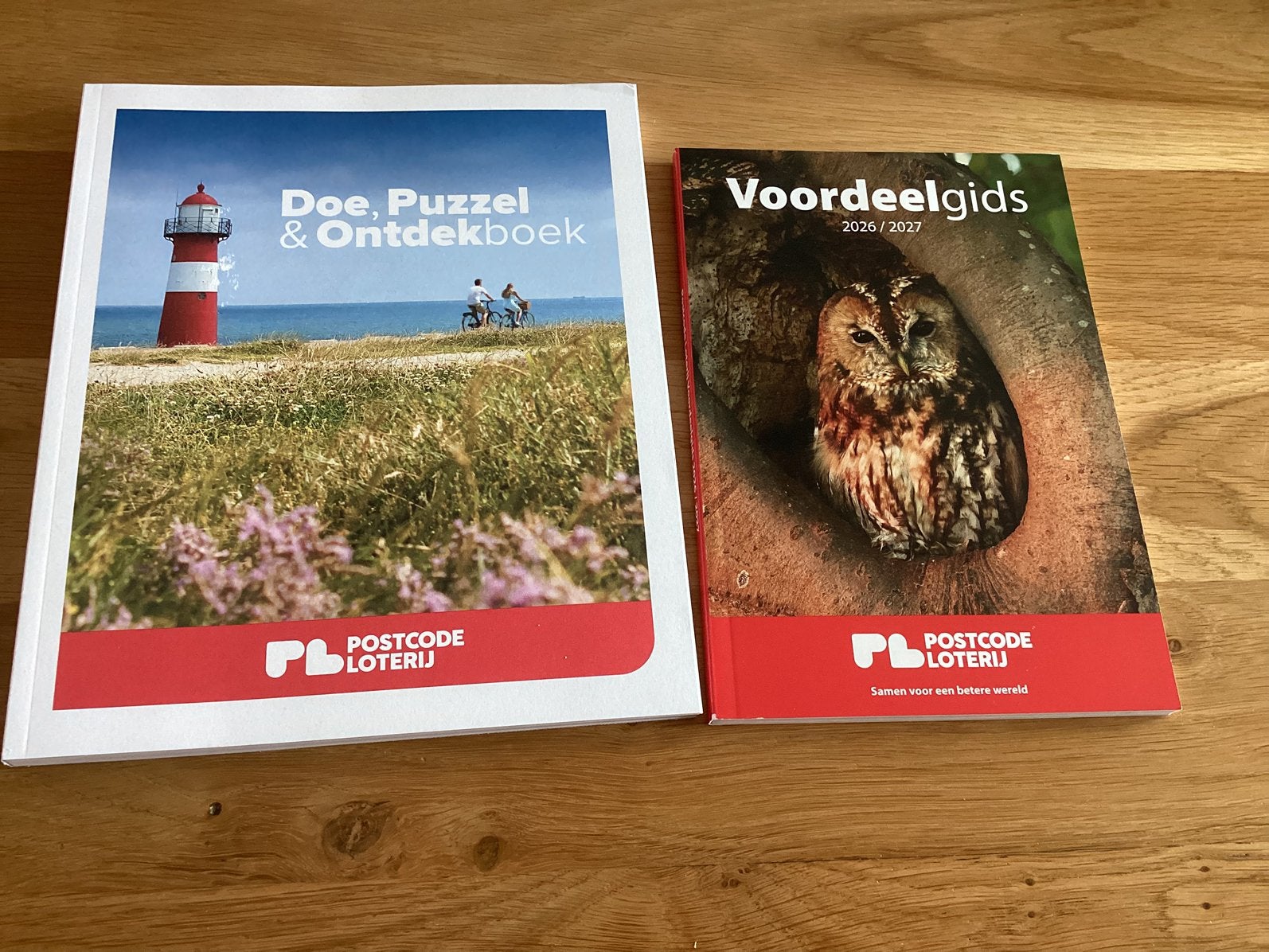 Postcode Loterij voordeelgids en Doe boek Gratis ophalen!, Drie personen of meer, Kortingsbon, Overige typen
