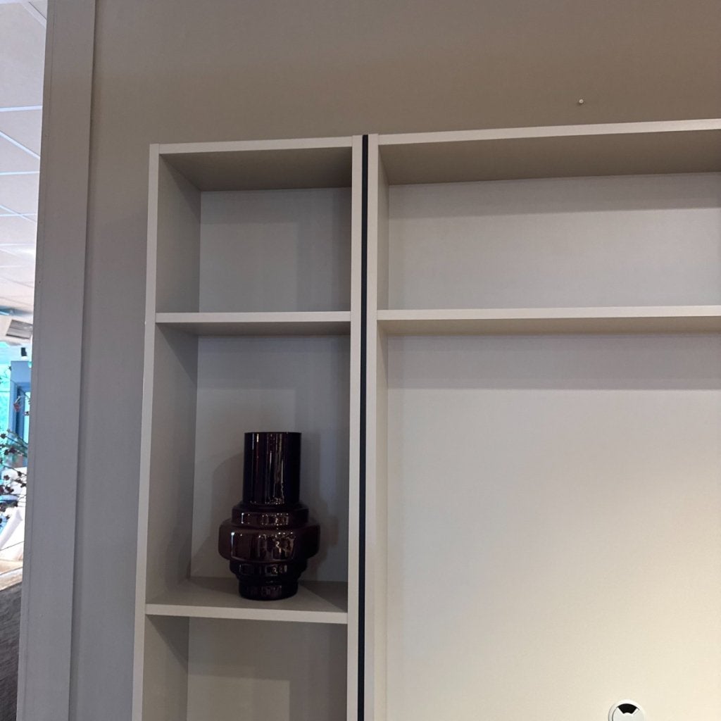 Wandkast Arinta - Melamine Eiken Grijs - IN.HOUSE, Huis en Inrichting, Kasten | Overige, Niet ingevuld, Niet ingevuld, Niet ingevuld