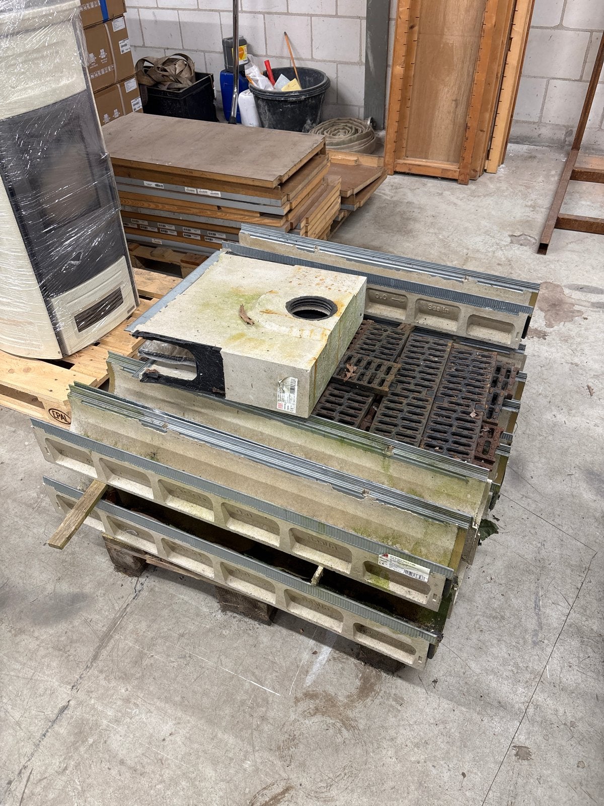 ACO Multiline Seal afvoergoot met rooster en put, Ophalen of Verzenden, Gebruikt
