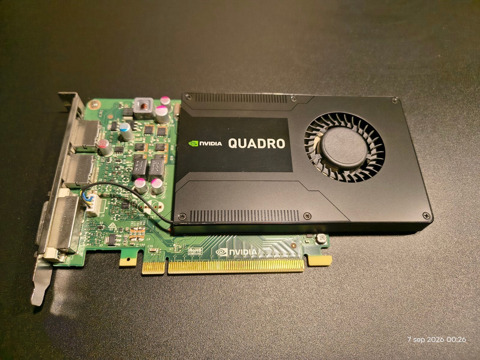 Quadro K2200 4GB, Computers en Software, PCI-Express 3, Gebruikt, Verzenden, DVI