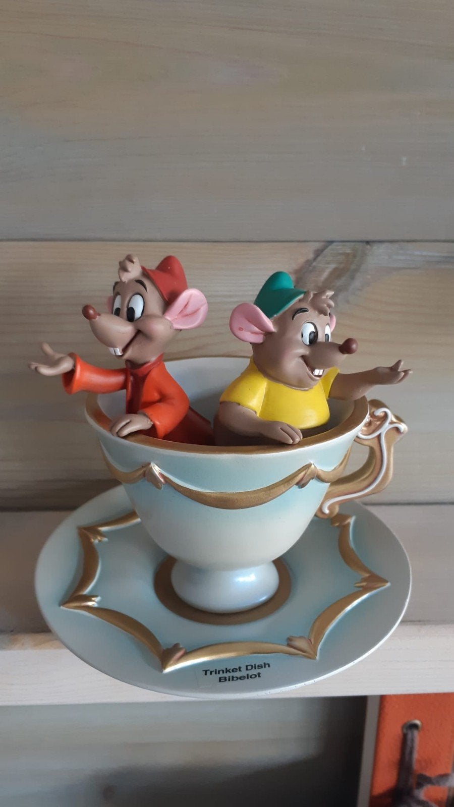 Disney Jaq en Gus trinket dish, Ophalen of Verzenden, Overige figuren, Nieuw, Beeldje of Figuurtje