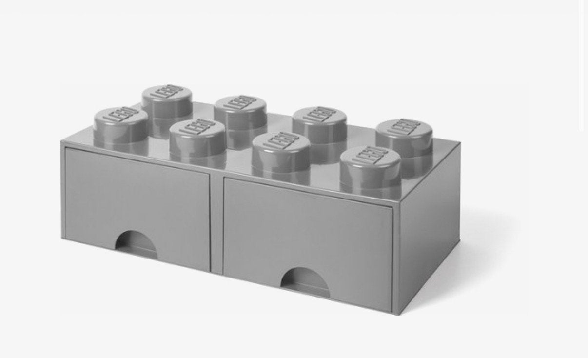 LEGO Opbergboxen: 6x 8-noppen en 1x 8-noppen met 2 lades, Ophalen, Zo goed als nieuw, Overige merken