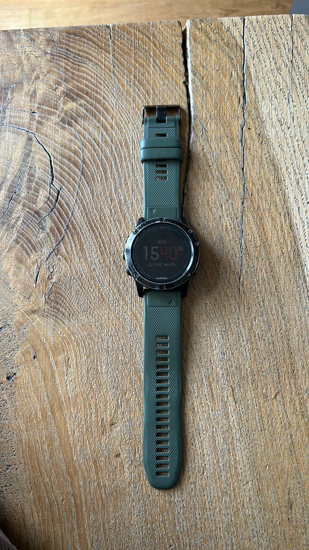 Garmin fenix 5x sapphire, Sieraden, Tassen en Uiterlijk, Gebruikt, Hartslag, Zwart, Ophalen of Verzenden