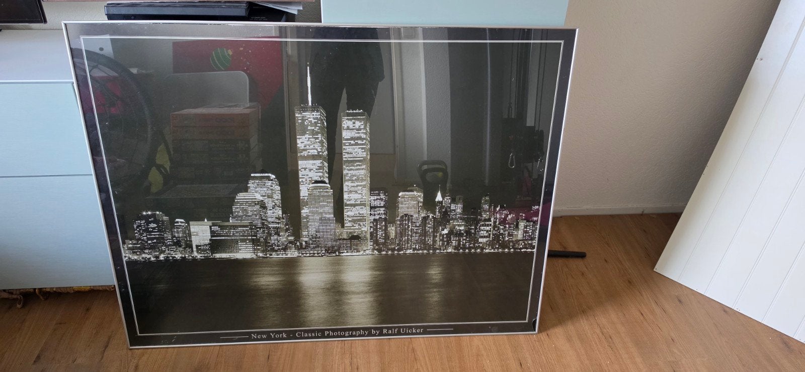 New York Skyline Fotografie - Klassieke Zwart-Wit Print, Antiek en Kunst, Ophalen, Foto, Fotografie, Ingelijst