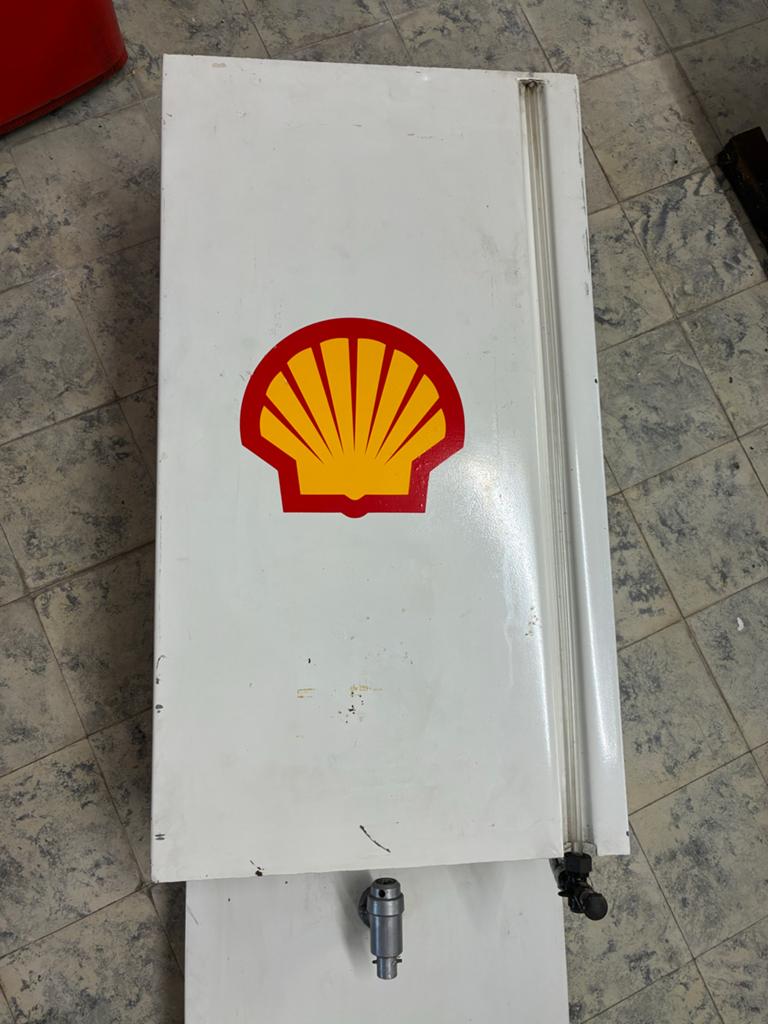 Vintage Shell Olie pomp, Ophalen, Gebruikt, Lichtbak of (neon) lamp