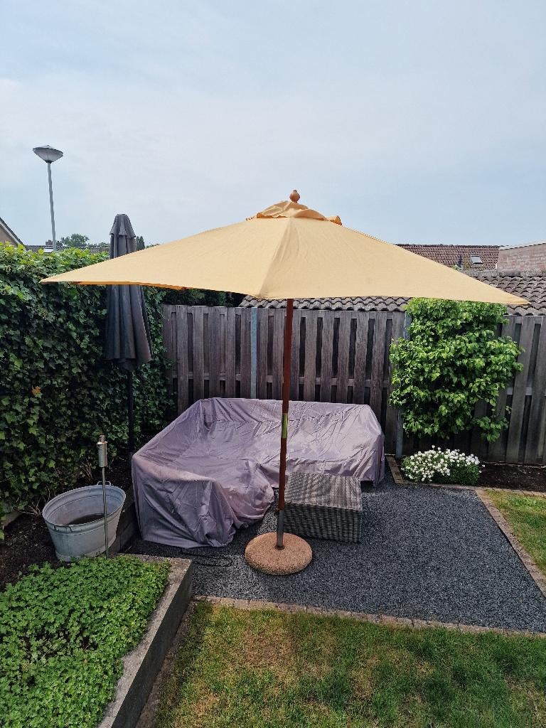 Parasol houtstok, Ophalen, Gebruikt, Stokparasol