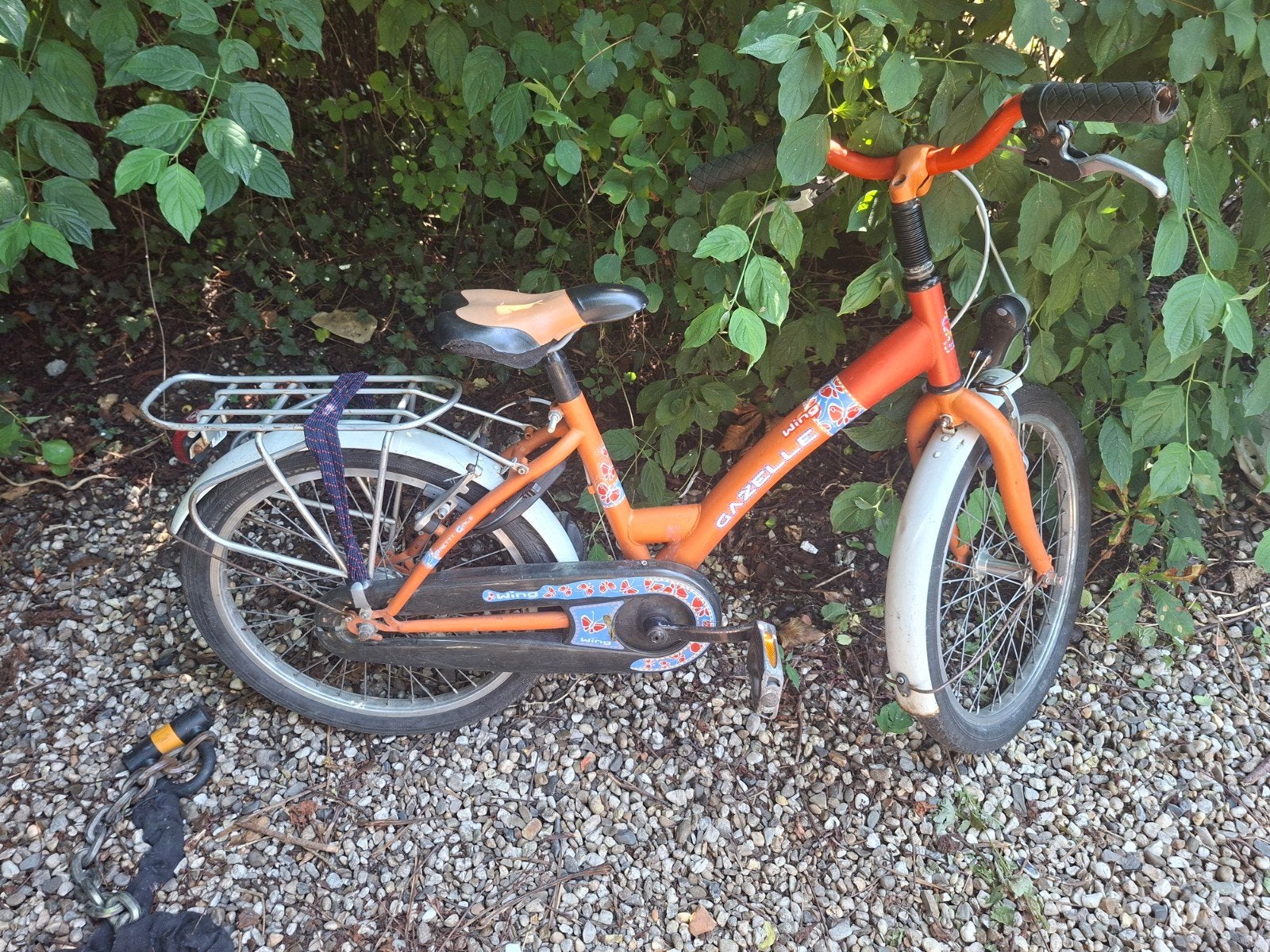 Orange Gazelle meisjesfiets 20 inch - Gebruikt, Ophalen, Gebruikt, 16 tot 20 inch, Gazelle