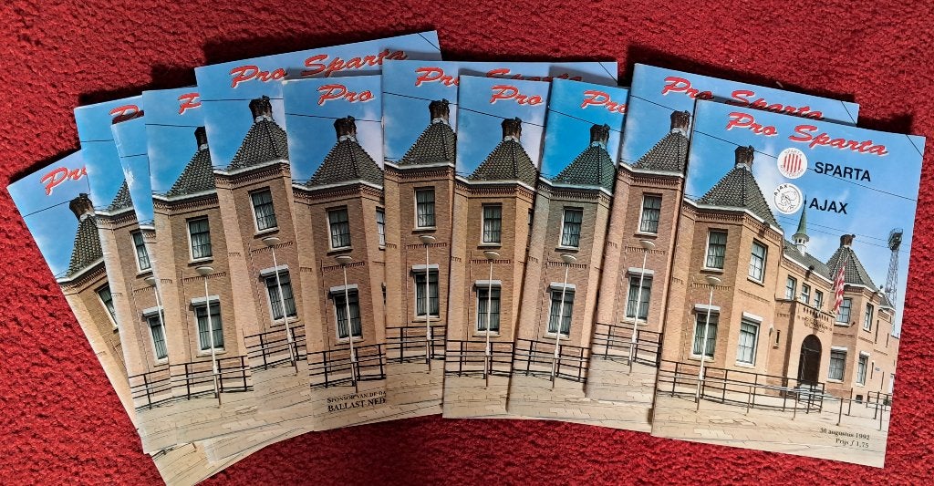 Sparta Rotterdam 1992/1993, Ophalen of Verzenden, Zo goed als nieuw, Sparta, Boek of Tijdschrift