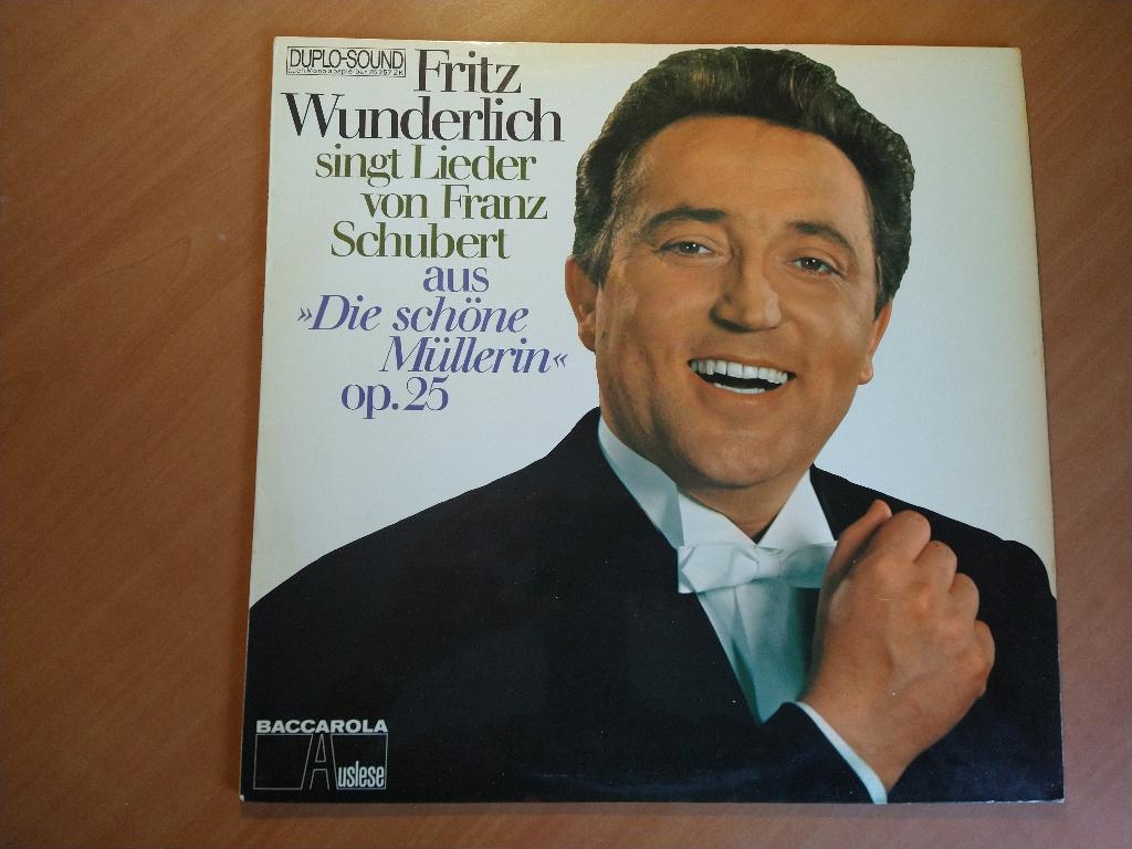 Elpee Fritz Wunderlich singt Lieder von Franz Schubert, Cd's en Dvd's, Vinyl | Klassiek, Overige formaten, Ophalen of Verzenden