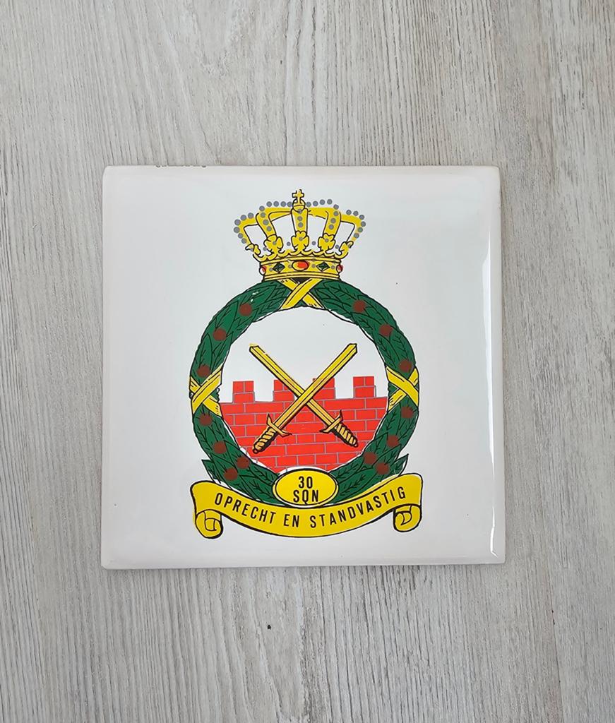 Tegeltje 30 squadron, Ophalen of Verzenden, Luchtmacht, Nederland, Embleem of Badge