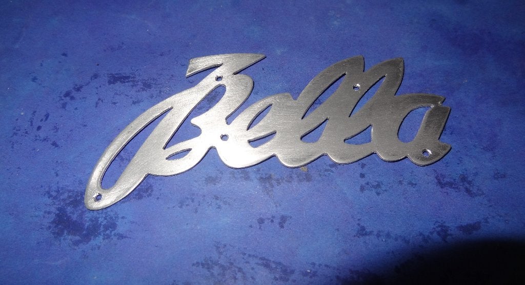 Zundapp Bella Aluminium Scooter Embleem 11 x 6 Cm, Verzenden, Zo goed als nieuw, Motoren