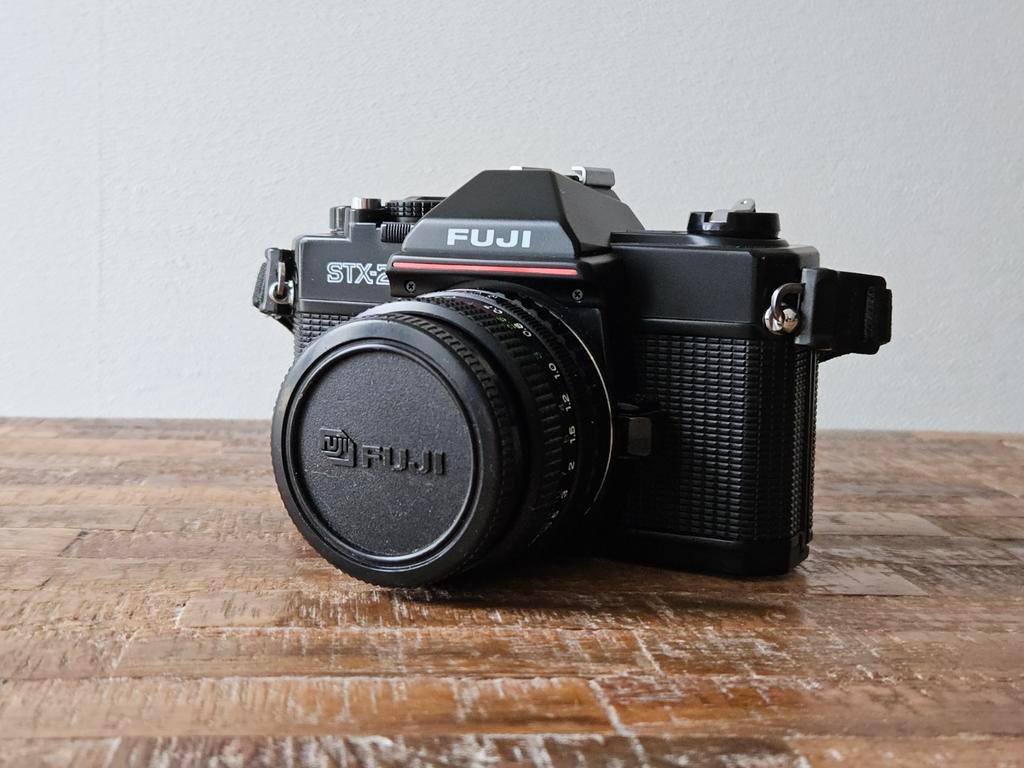 Fuji STX-2 Spiegelreflexcamera - Klassieke Analoge Camera, Audio, Tv en Foto, Fotocamera's Analoog, Ophalen of Verzenden, Gebruikt