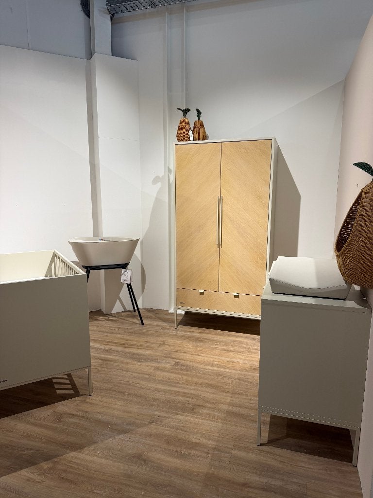 Kidsmill Amy babykamer oatmeal met Vince Oak panelen, Ophalen, 50 tot 70 cm, 105 cm of meer, 100 cm of meer