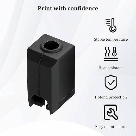 Hotend siliconen huls (3st) voor Bambu Lab X1 &.P1S printers, Computers en Software, 3D-printerbenodigheden, Ophalen of Verzenden