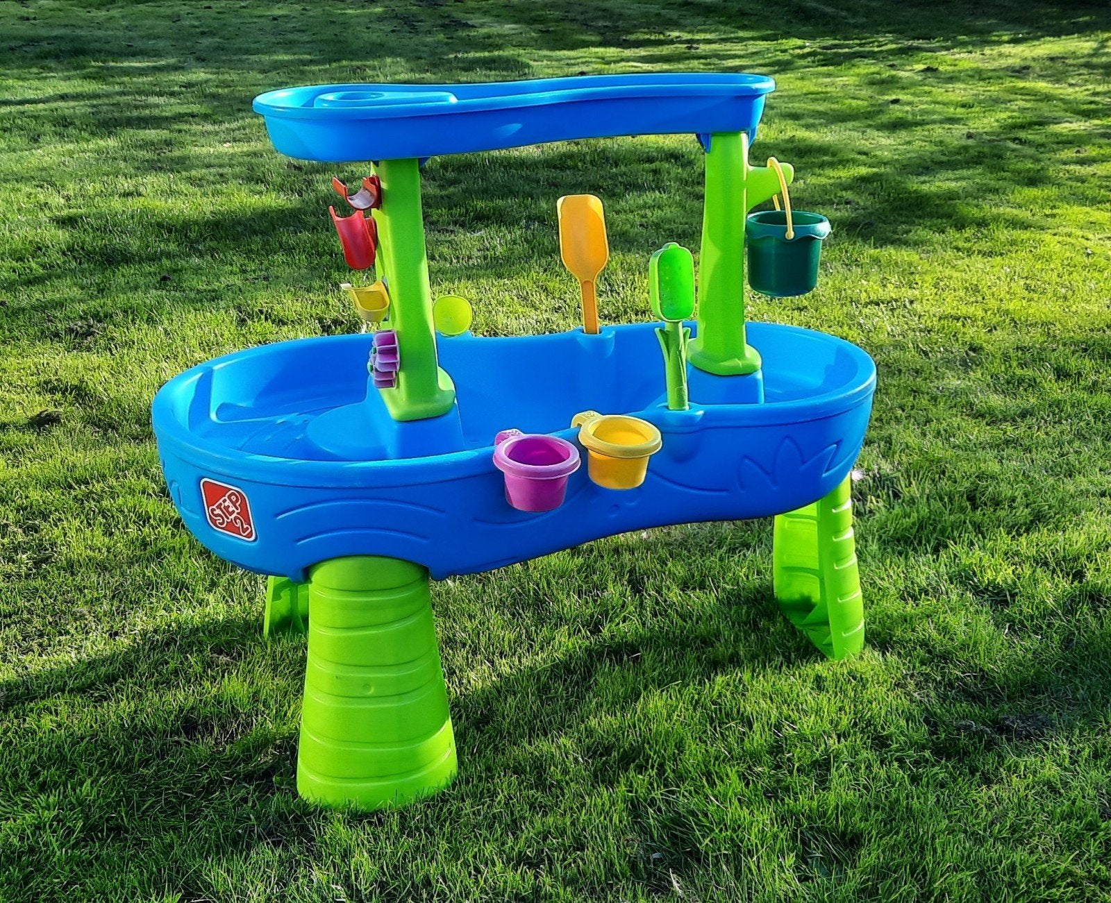 Step2 Watertafel met accessoires water-zandtafel speeltafel, Kinderen en Baby's, Speelgoed | Buiten | Los speelgoed, Ophalen, Zo goed als nieuw